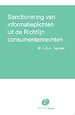 Sanctionering van informatieplichten uit de Richtlijn consumentenrechten Sanctionering van informatieplichten uit de Richtlijn consumentenrechten
