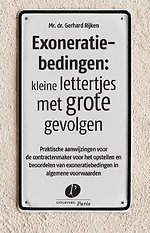 Exoneratiebedingen: kleine lettertjes met grote gevolgen