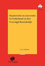 Staatsrecht en conventie in Nederland en het Verenigd Koninkrijk