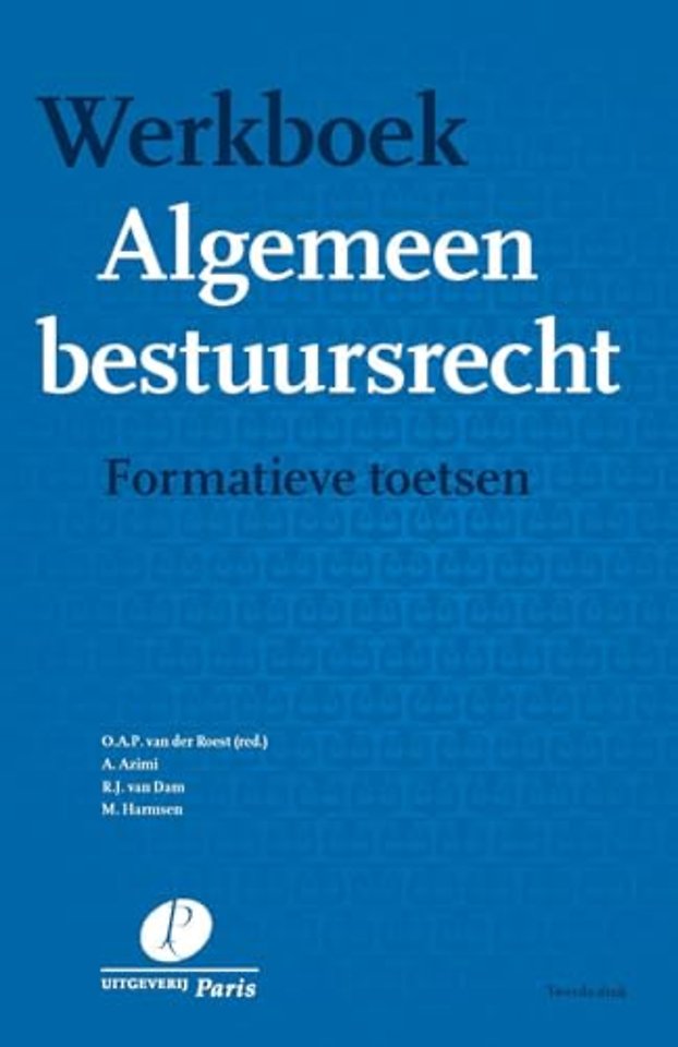 Werkboek Algemeen bestuursrecht