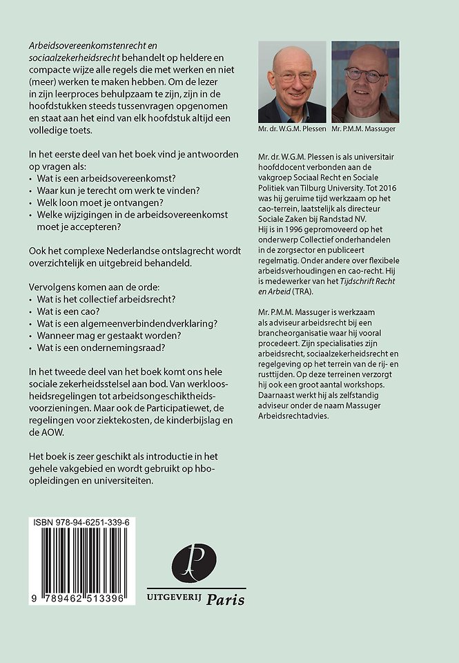 Arbeidsovereenkomstenrecht en sociaalzekerheidsrecht
