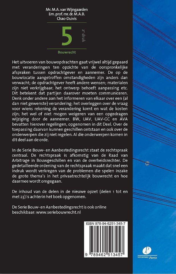 Bouw- en aanbestedingsrecht - deel 5