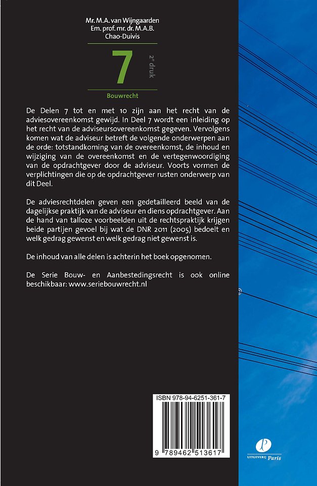Bouw- en aanbestedingsrecht - deel 7