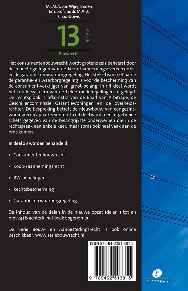 Bouw- en aanbestedingsrecht - deel 13