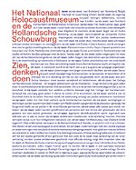 Het Nationale Holocaustmuseum en de Hollandsche Schouwburg