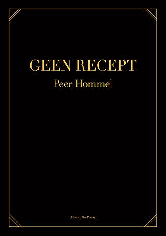 Geen recept