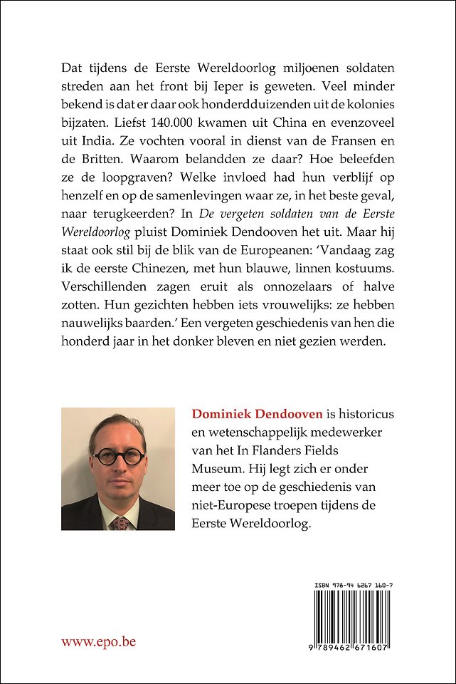 De vergeten soldaten van de Eerste Wereldoorlog