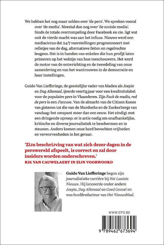 Fuck de media, red de pers