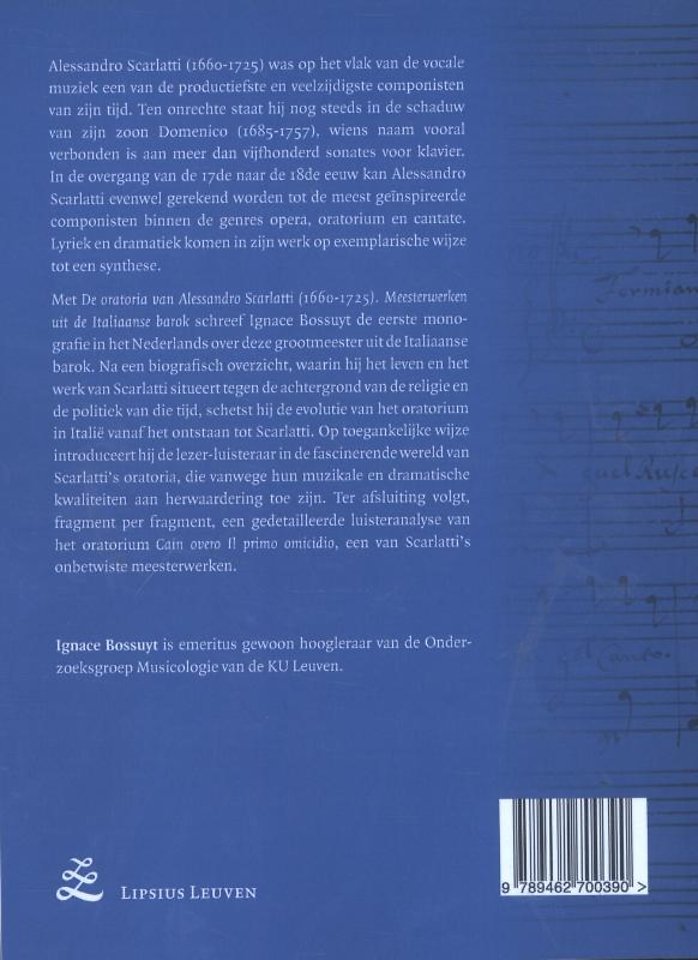 De oratoria van Alessandro Scarlatti (1660-1725)