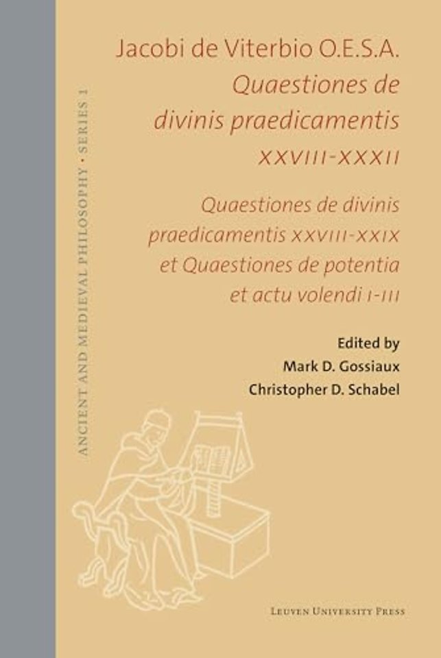 Quaestiones de divinis praedicamentis XXVIII-XXXII