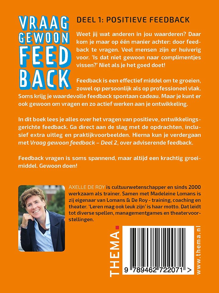 Vraag gewoon feedback - Deel 1: Positieve feedback