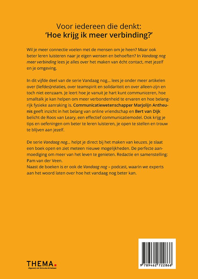 Vandaag nog meer verbinding