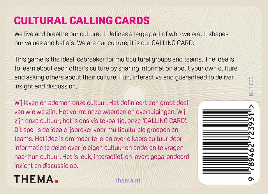 Cultural Calling Cards