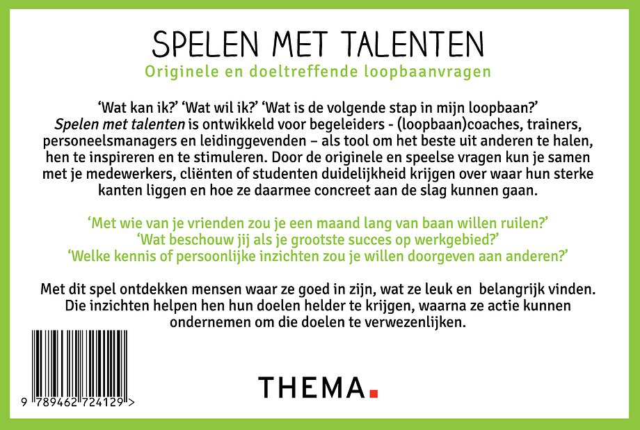 Spelen met talenten