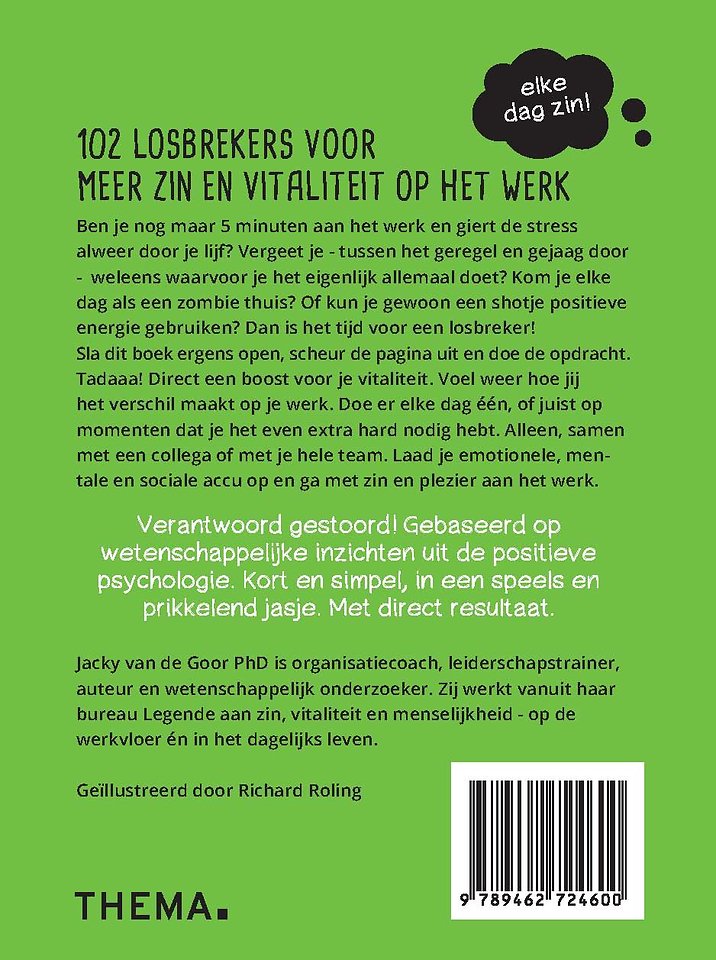 102 losbrekers voor meer zin en vitaliteit op het werk