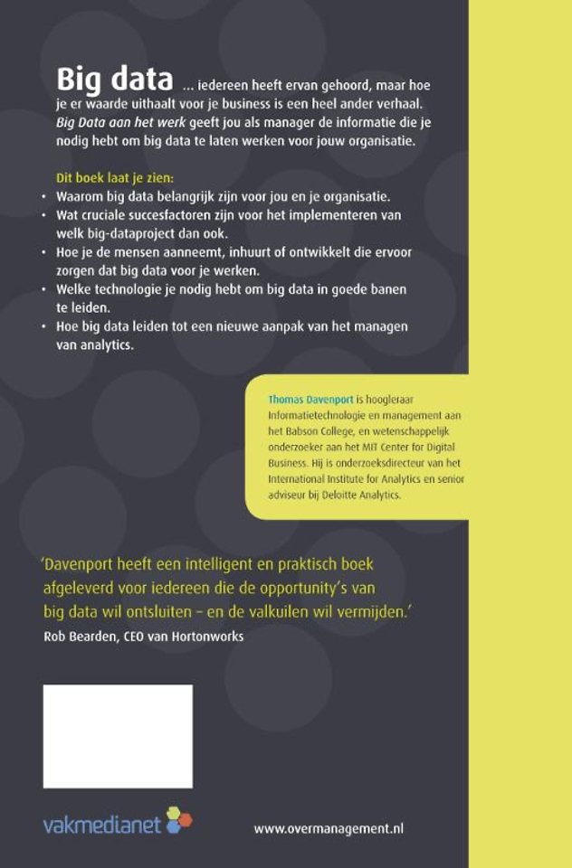 Big data aan het werk