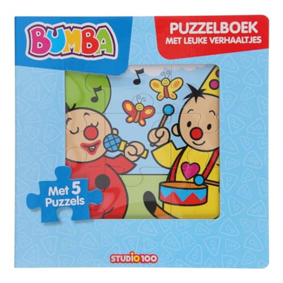 Puzzelboek met leuke verhaaltjes