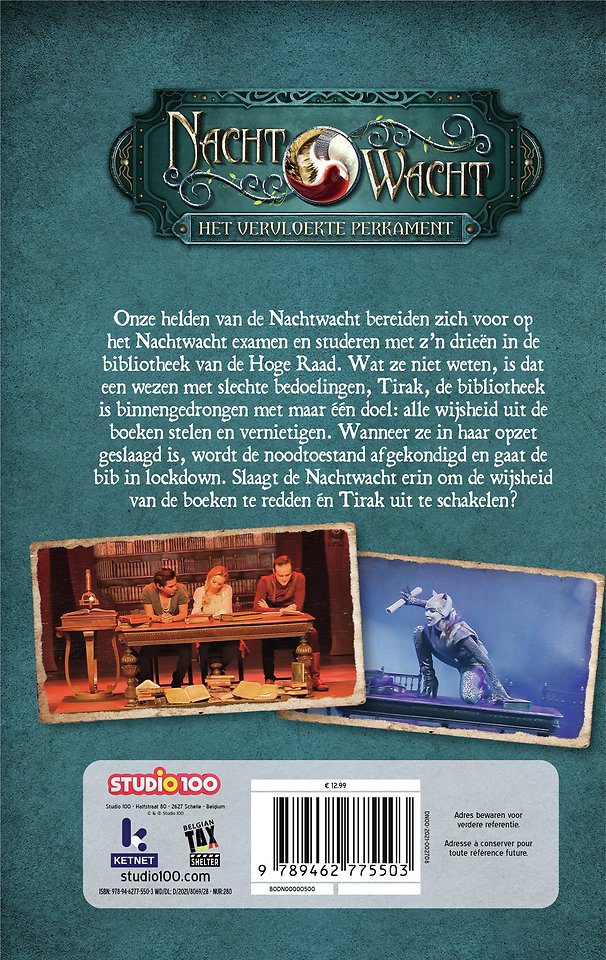 Het vervloekte perkament leesboek