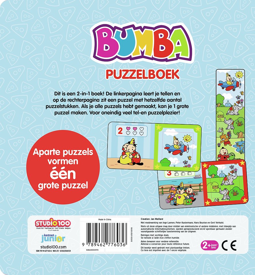 Bumba : puzzelboek 2022