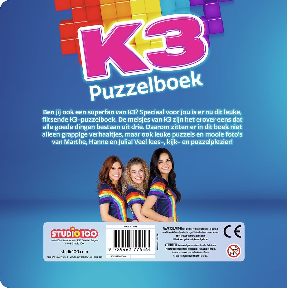 K3 : puzzelboek - Een nieuw begin