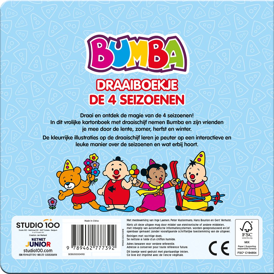 Draaiboek de 4 seizoenen