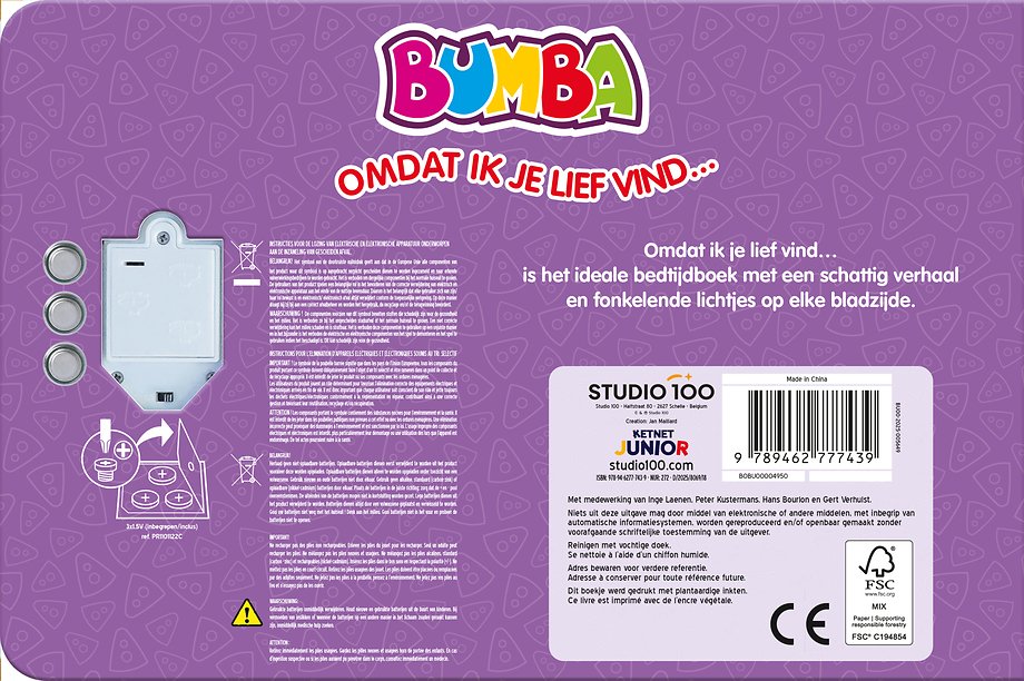 Lichtjesboek - Omdat ik je lief vind...