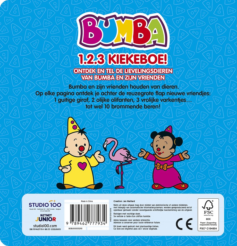 Bumba 1, 2 , 3 Kiekeboe!