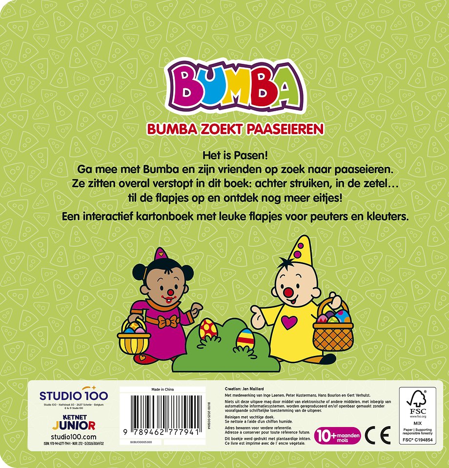 Bumba zoekt paaseieren