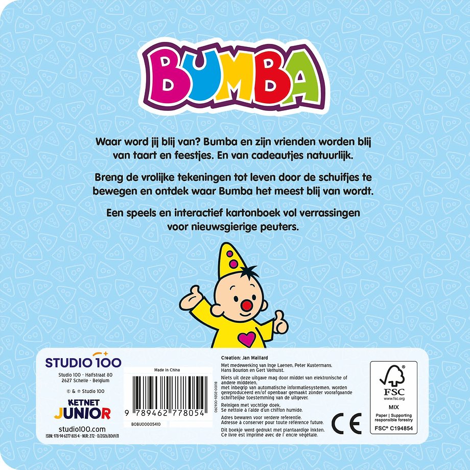 Bumba : kartonboek met schuifjes - Kleine gelukjes