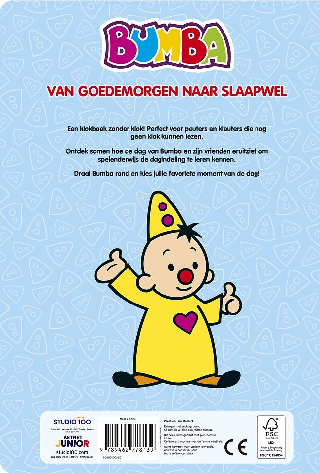 Bumba: Klokboek - Van goedemorgen naar slaapwel