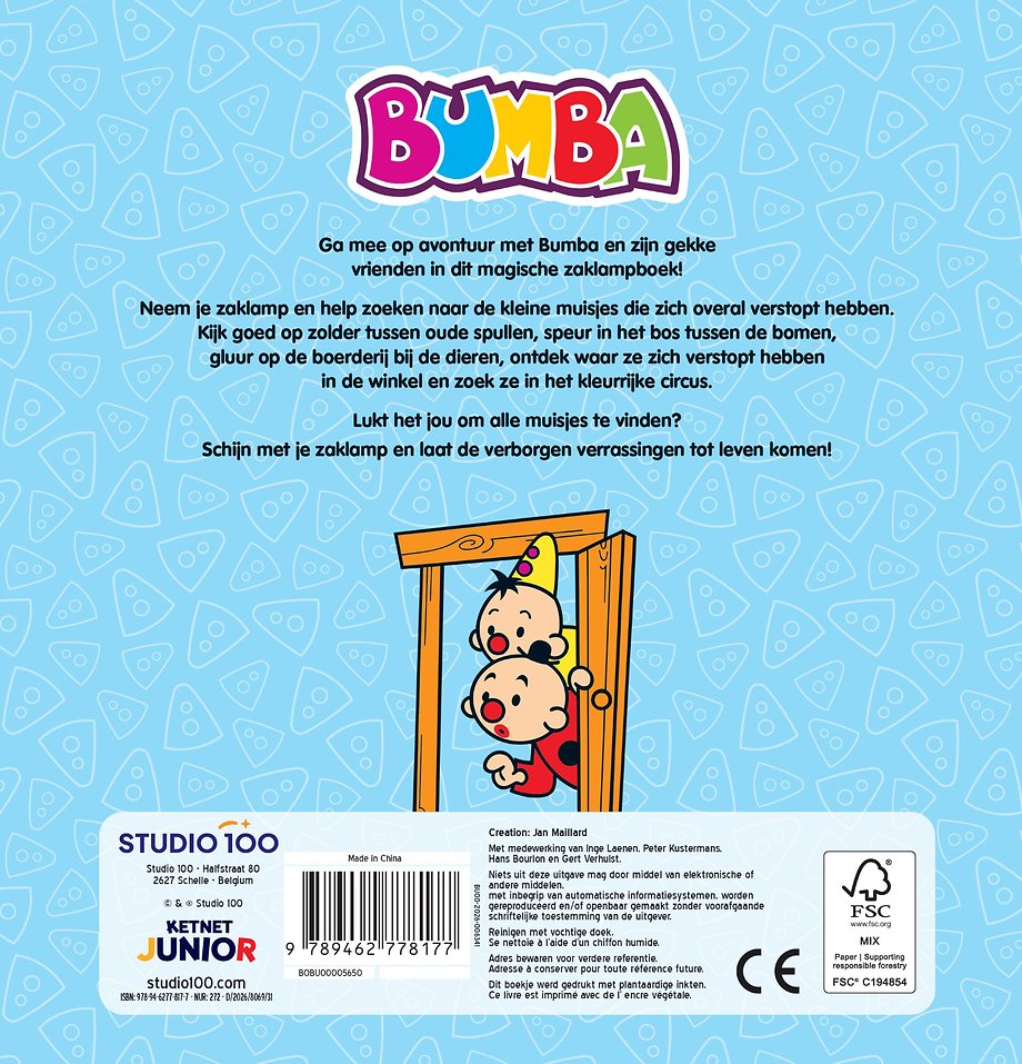 Bumba : Zaklampboek – Op muizenjacht (FSC MIX 70%)