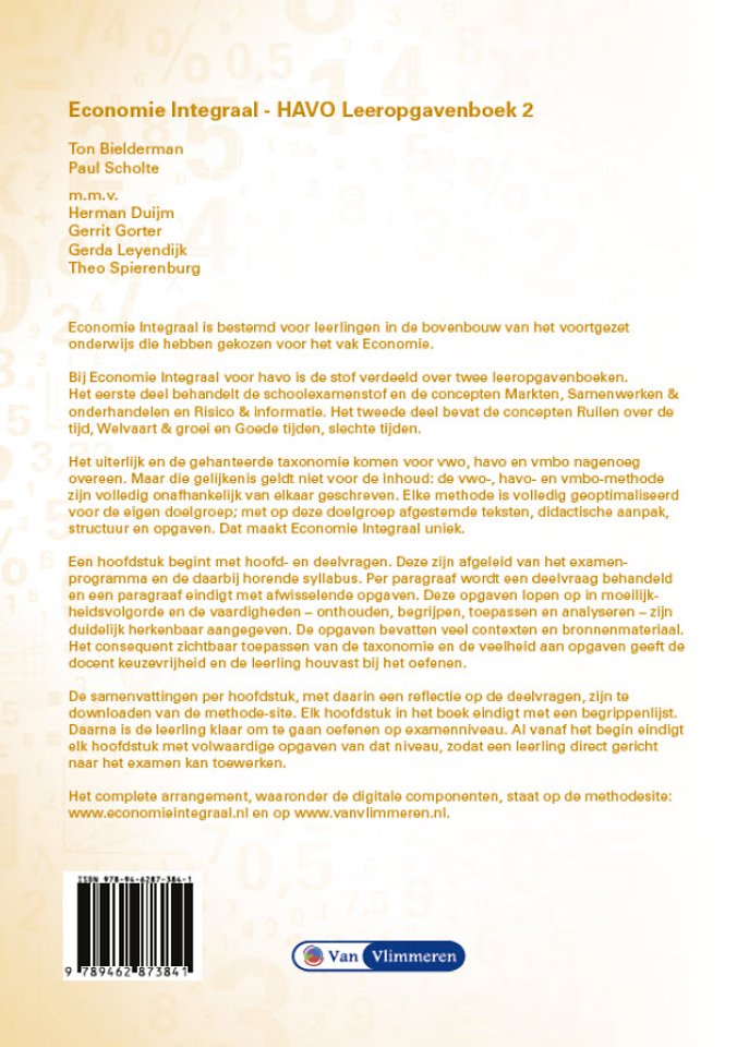 Economie Integraal havo leeropgavenboek 2