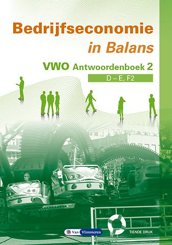 Bedrijfseconomie in Balans vwo Antwoordenboek 2