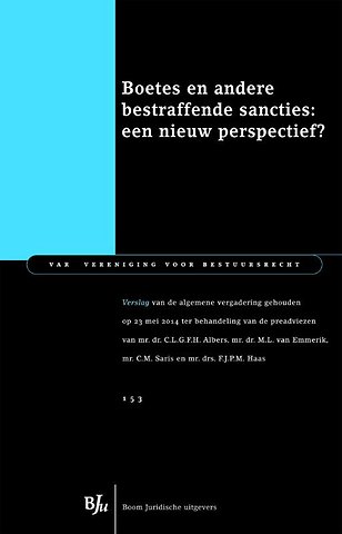 Boetes en andere bestraffende sancties: een nieuw perspectief?