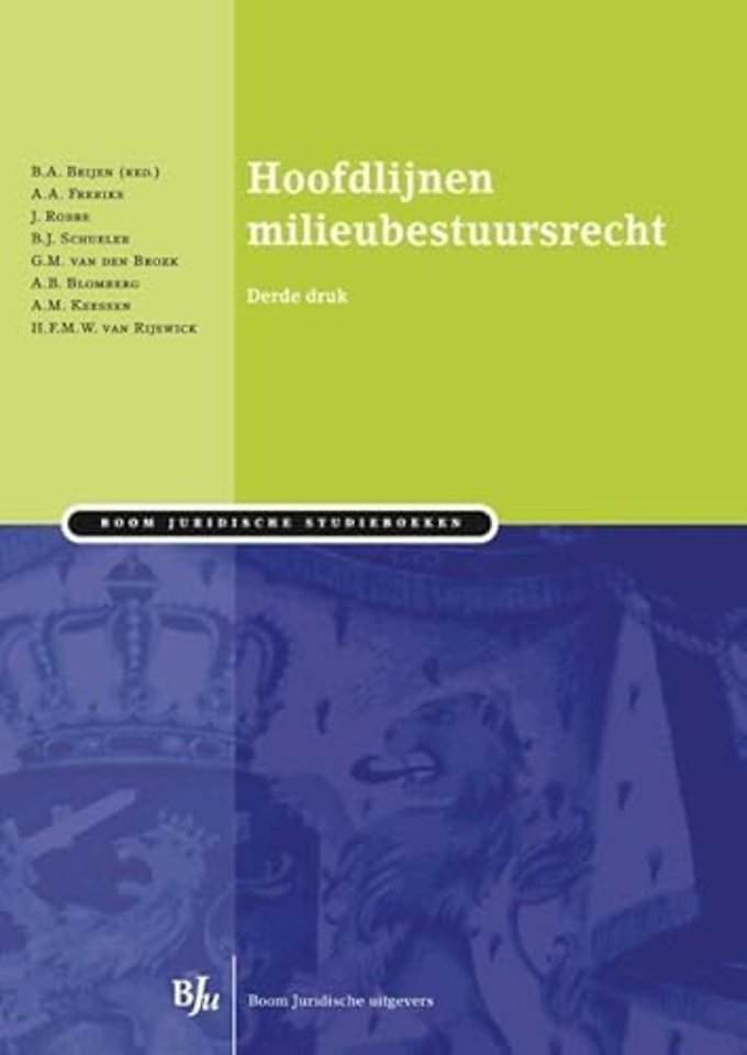 Hoofdlijnen milieubestuursrecht