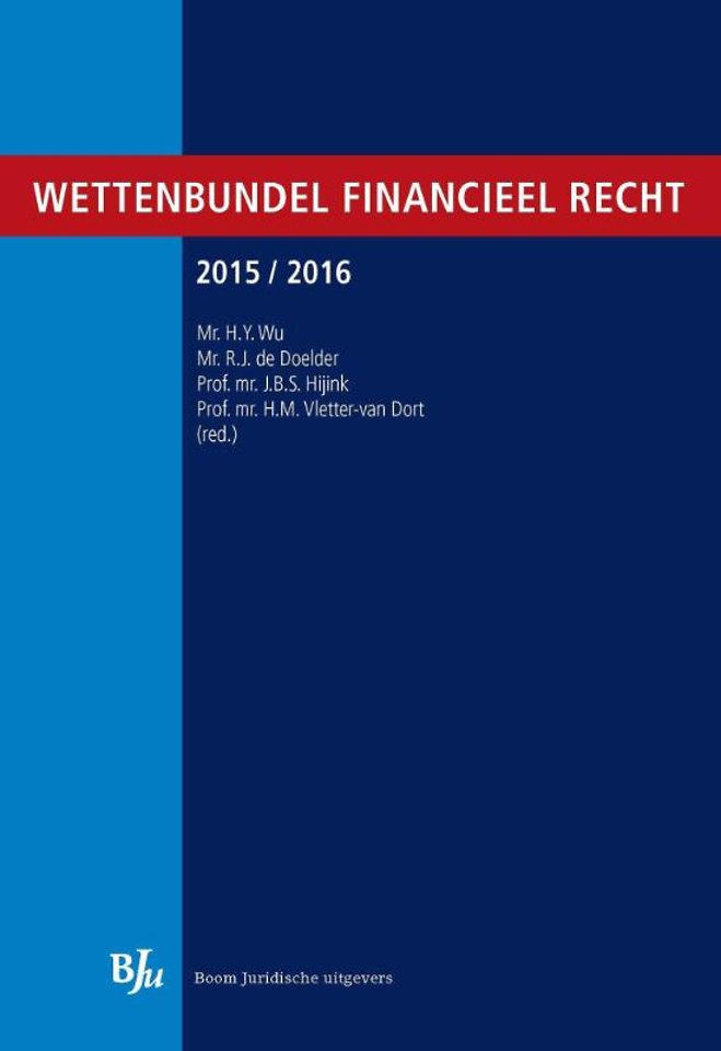 Wettenbundel financieel recht 2015/2016