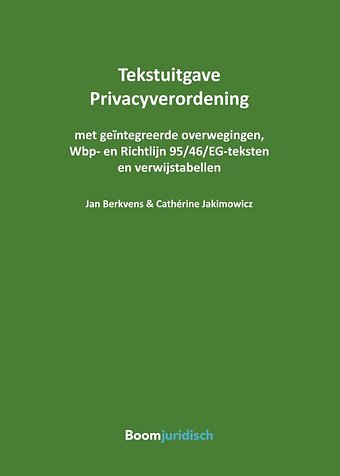 Tekstuitgave Privacyverordening