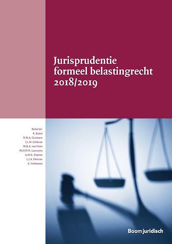 Jurisprudentie formeel belastingrecht 2018/2019
