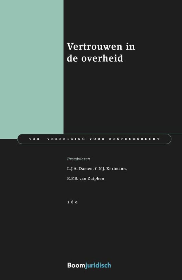 Vertrouwen In De Overheid Door Leo Damen Managementboek Nl