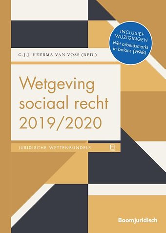 Wetgeving sociaal recht 2019/2020