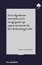 Een algemene normtheorie toegepast op open normen in het belastingrecht