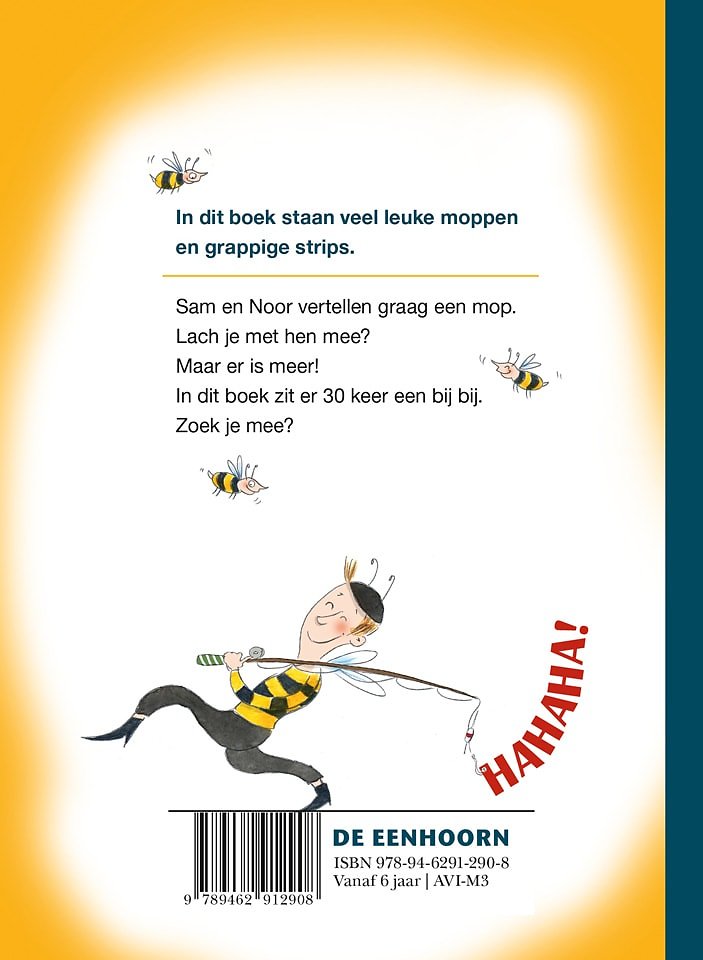 een mop met een bij bij