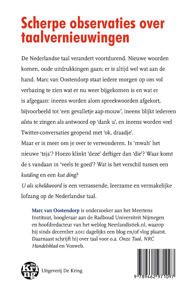 U als scheldwoord