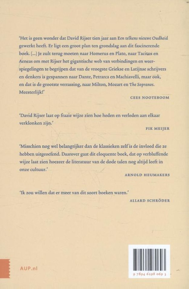 Een telkens nieuwe Oudheid