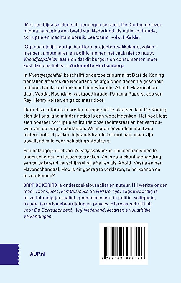 Vriendjespolitiek