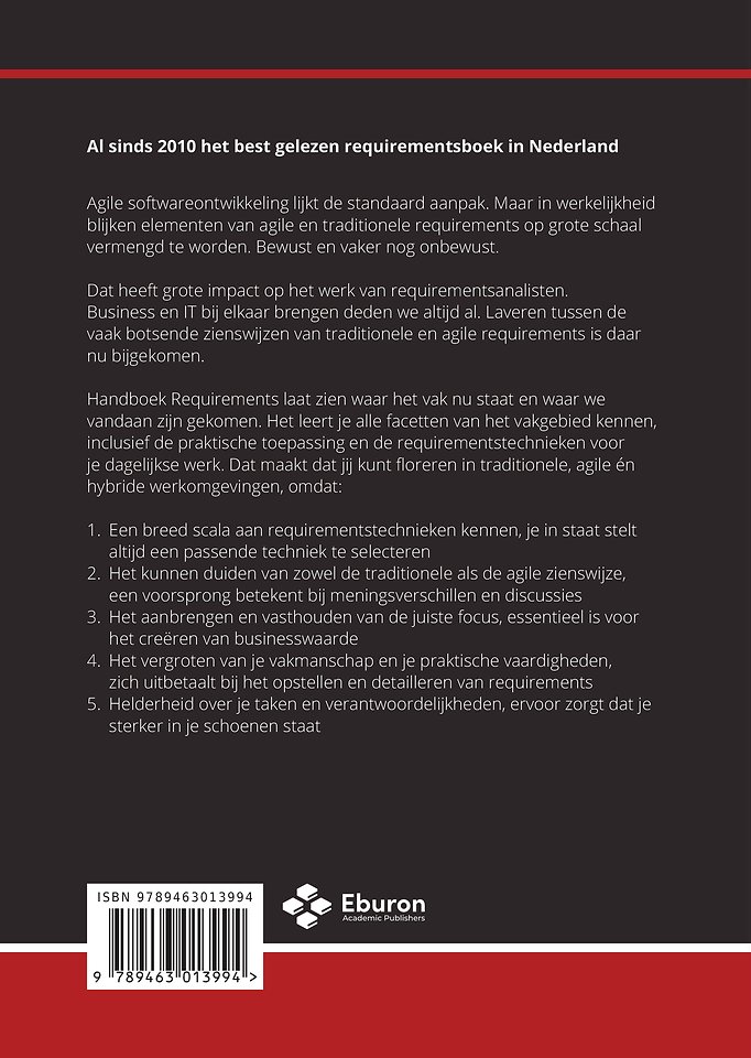 Handboek Requirements