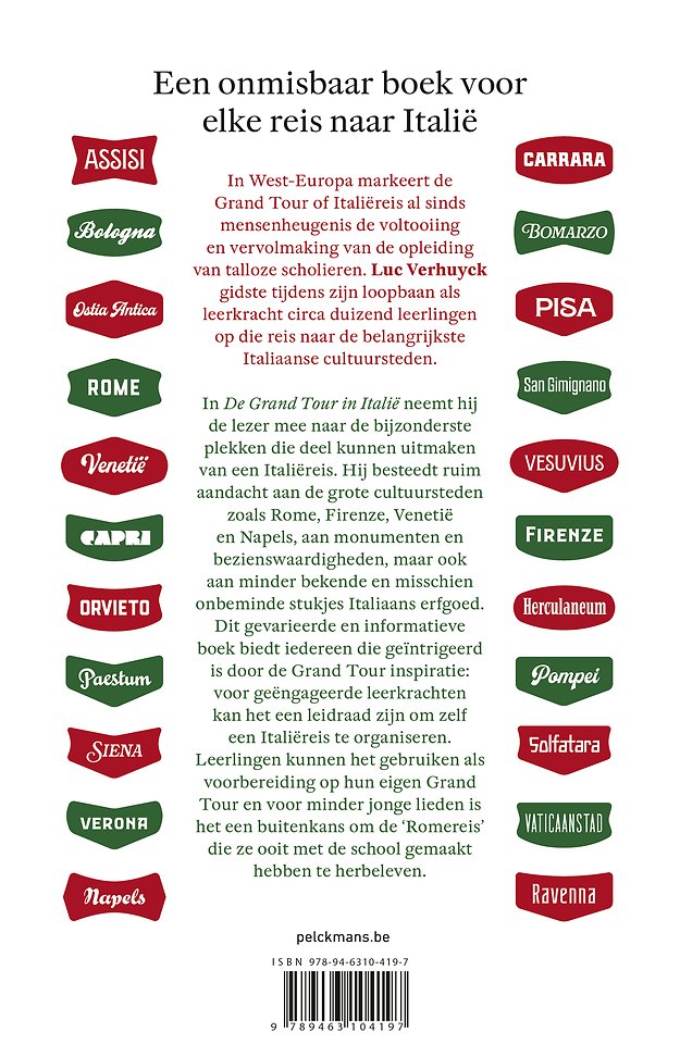 De Grand Tour in Italië