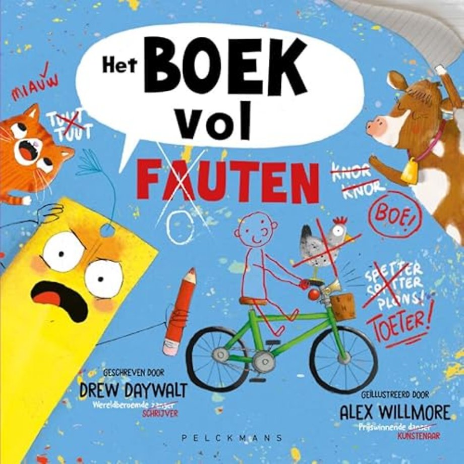 Het boek vol fauten