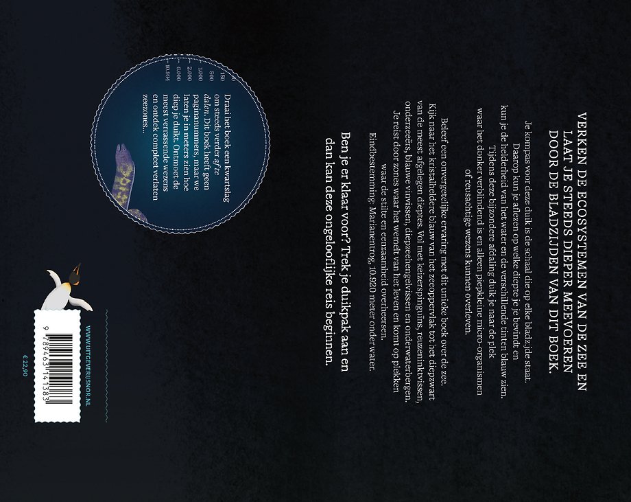 Diep in de blauwe zee