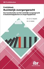 Praktijkboek Ruimtelijk overgangsrecht